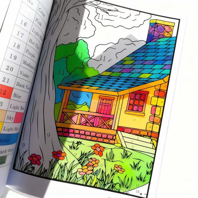 Color By Number For Adults